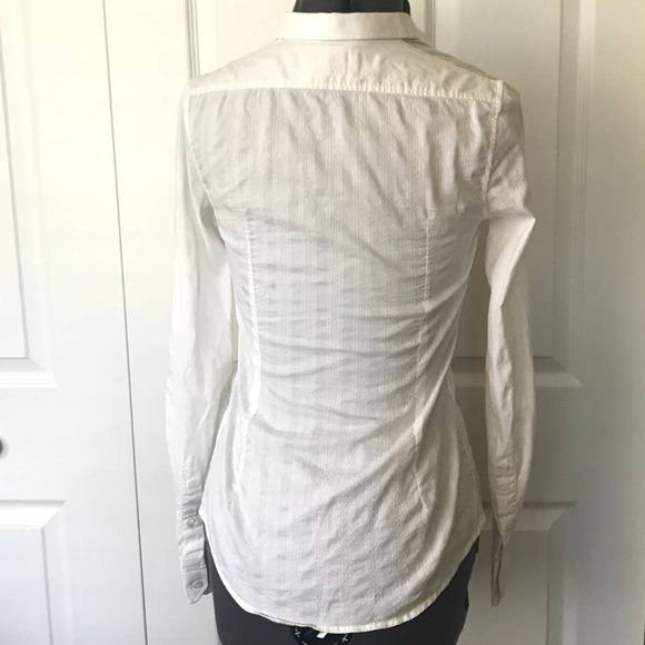 Dolce & Gabbana White Striped Shirt, Size 38 ⬇️REDUCED⬇️ - Picture 3 of 5